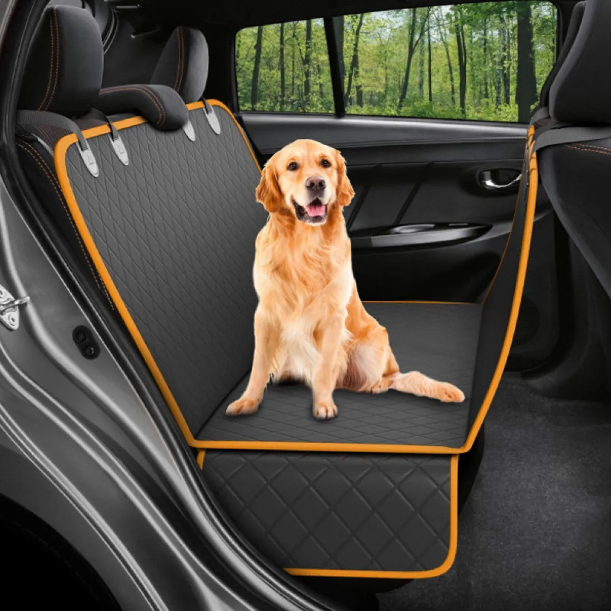 Dog Seat Cover – Hammock with Mesh & Pocket